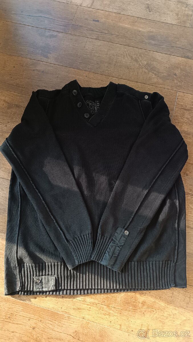 Černý pánský svetr Esprit, vel L - 5