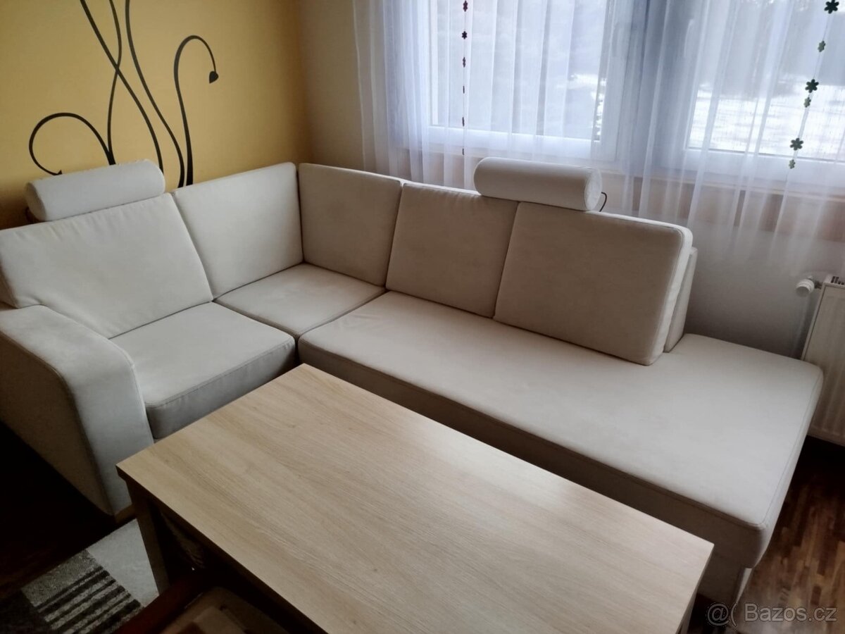 Sedačka bílá levý roh - 5