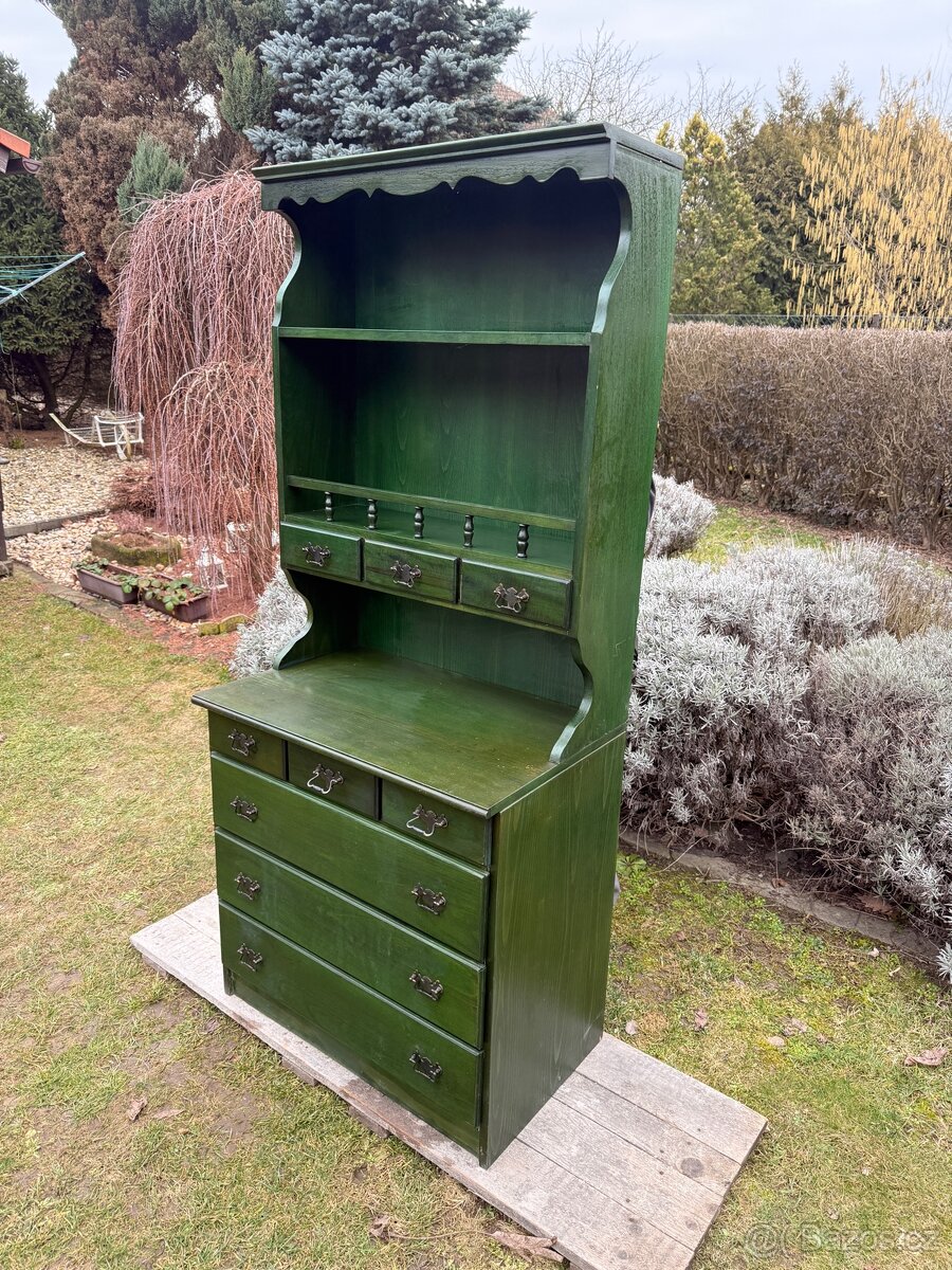 Zelený retro nábytek na chalupu - 5