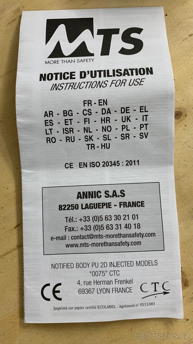 Pracovní obuv zn. MTS vel.40 (nové) - 5