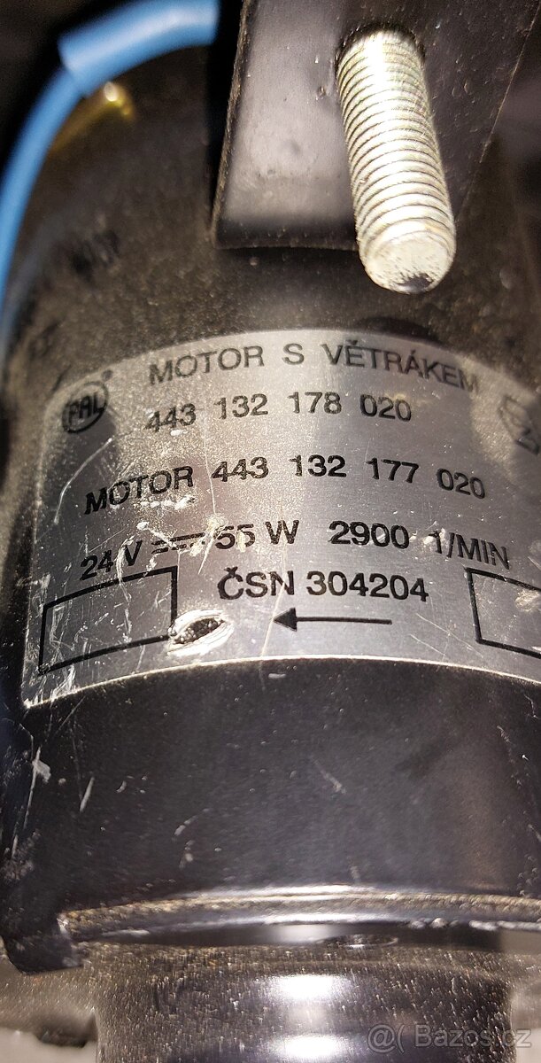 Motorek ventilátoru topení KAROSA 24V, 55W - 5
