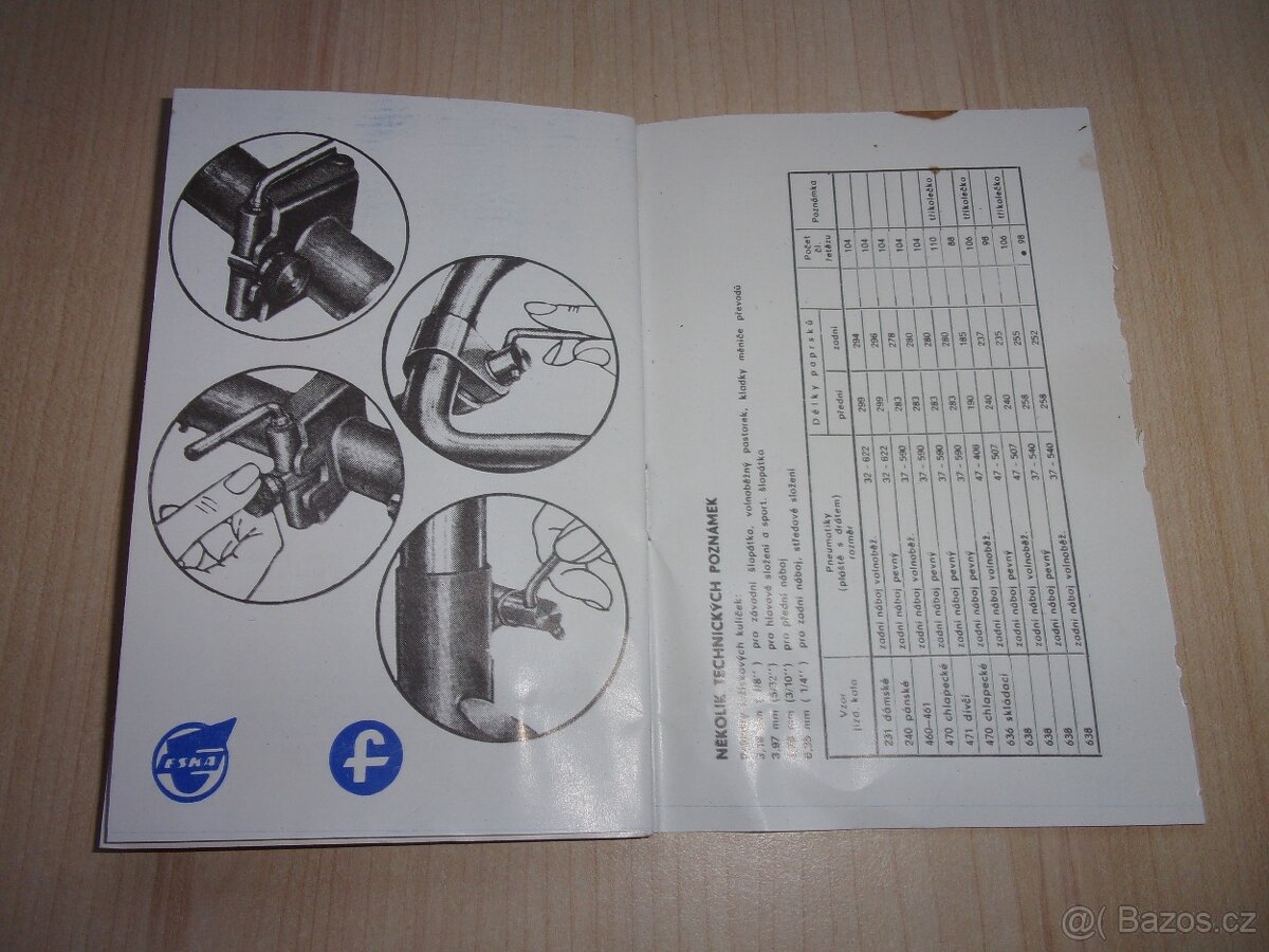 STARÝ DOKUMENT - KOLO ESKA, FAVORIT, SKLÁDAČKA - 5