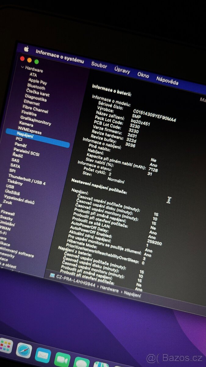 MacBook Air 13" 2015 8GB Ram, 256GB SSD, 100% Baterie, CZ - 5