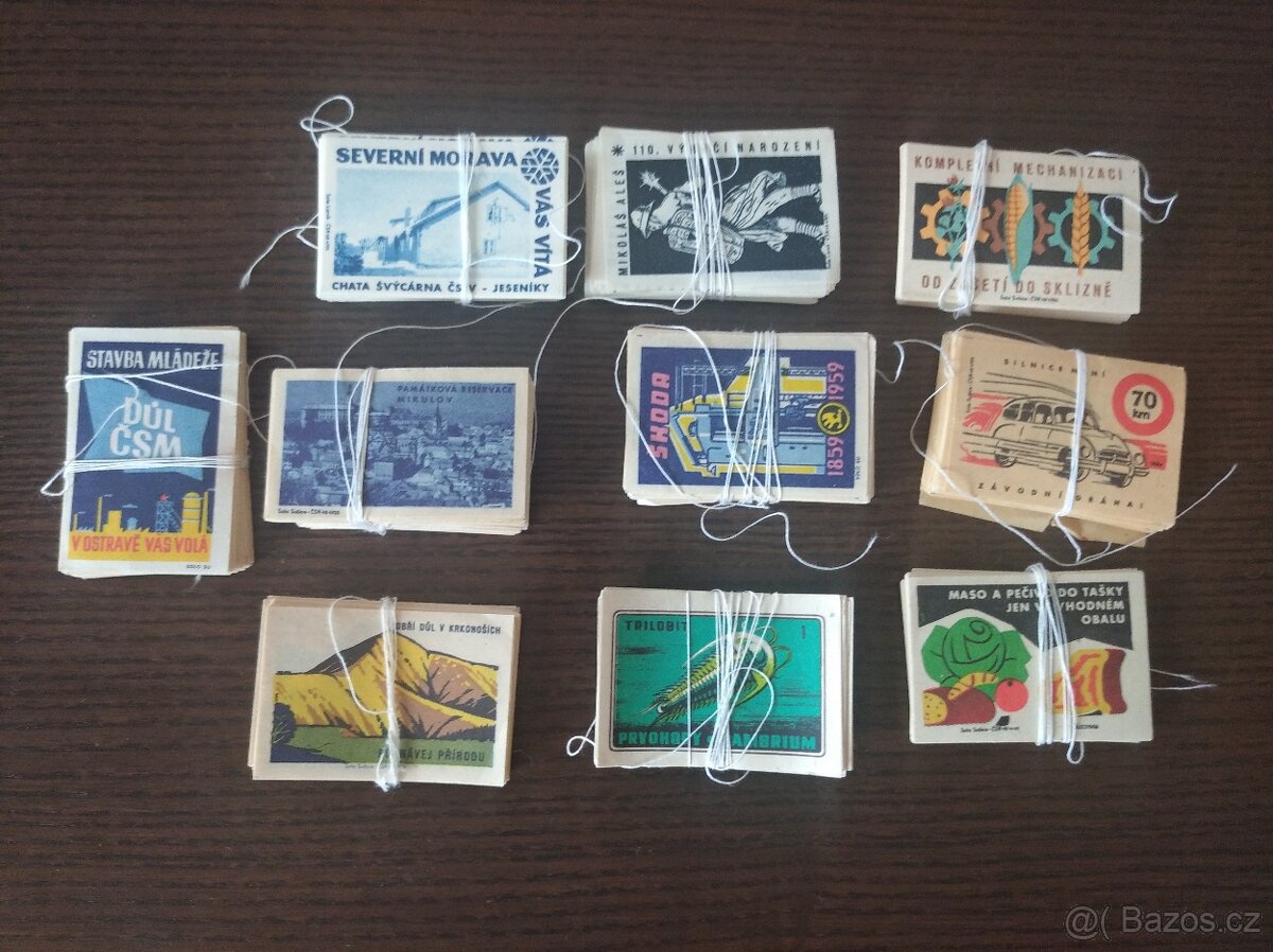 Prodám nepoužité zápalkové nálepky - 5