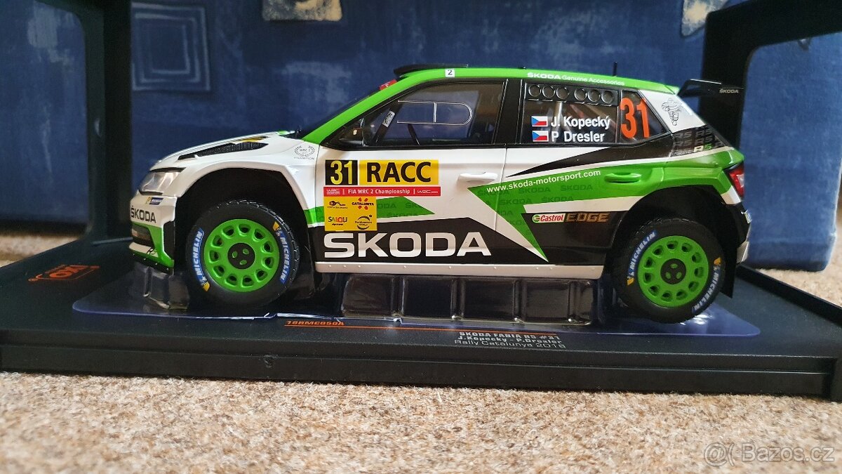 Škoda Fabia R5 1:18 J. Kopecký tovarni rally team - 5