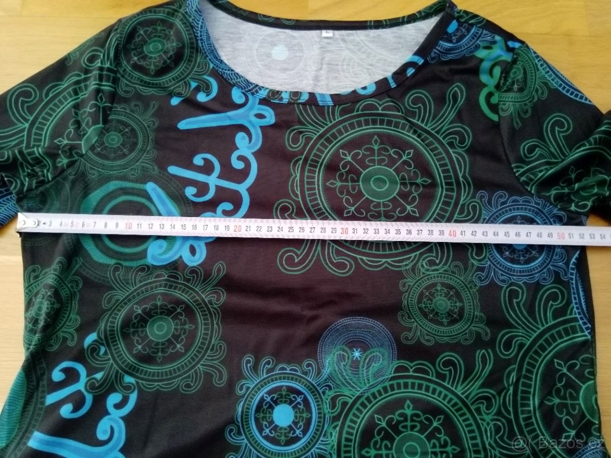 Dámské šaty s kapsami, zelená kola - 5