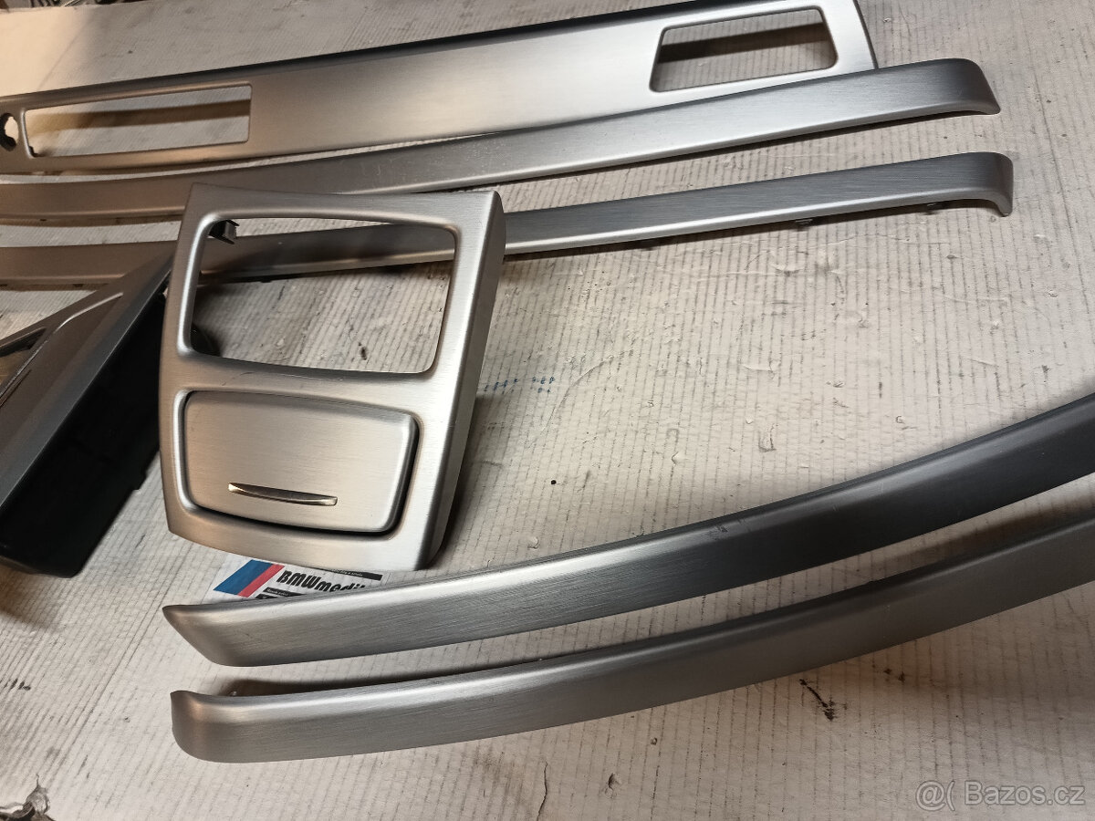 interiér dekor lišty pro Bmw e92 kupé - kartáčovaný hliník - 5