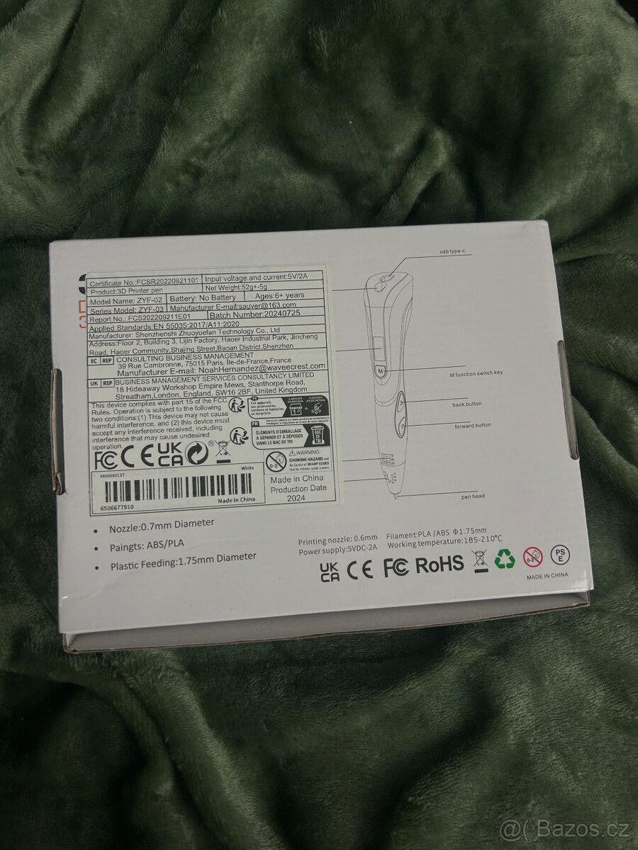 3D tisková tužka (3D Printing Pen-3) – sada - 5