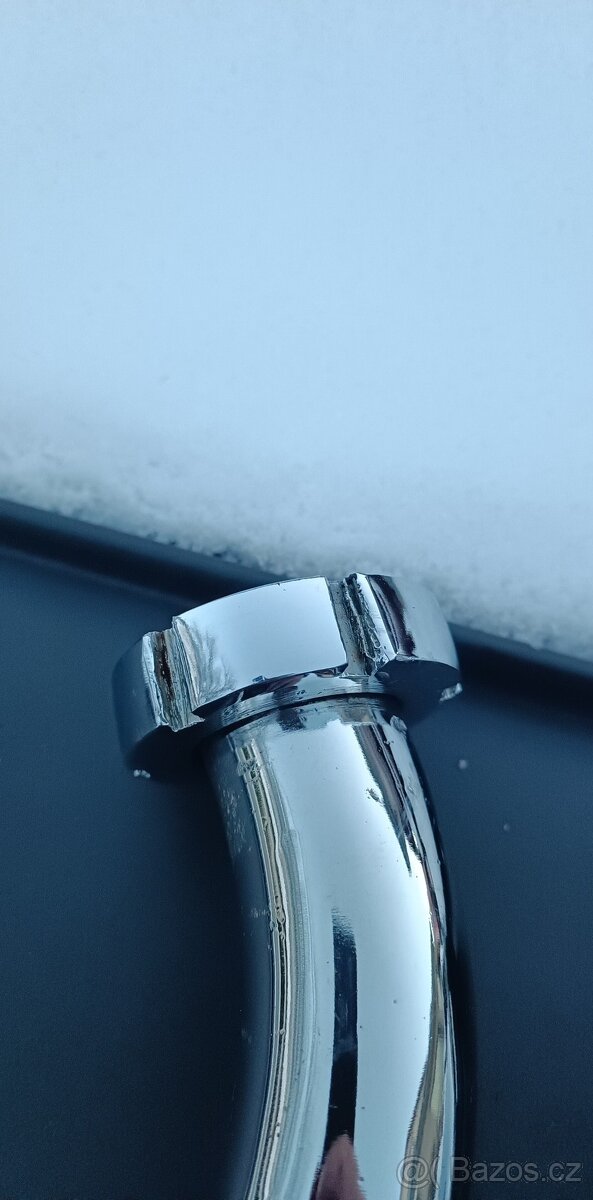 Jawa 350/354/360 Kolena Výfuku+ Matice Jawa Speciál Chrom - 5