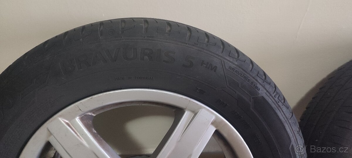 ALU kola Hyundai včetně letních pneu 185/65 R15 - 5