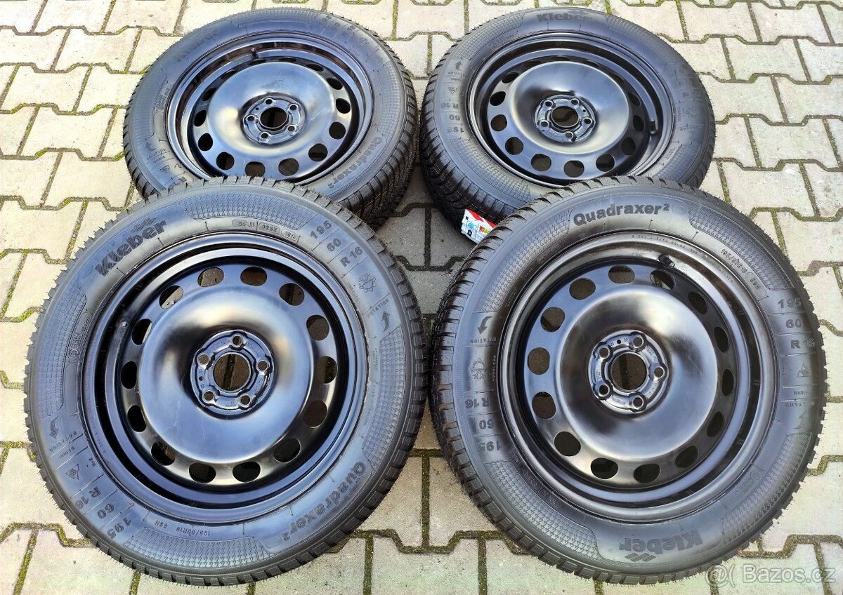 Plechové disky originál Škoda Scala, Kamiq 5x100 R16 - 5