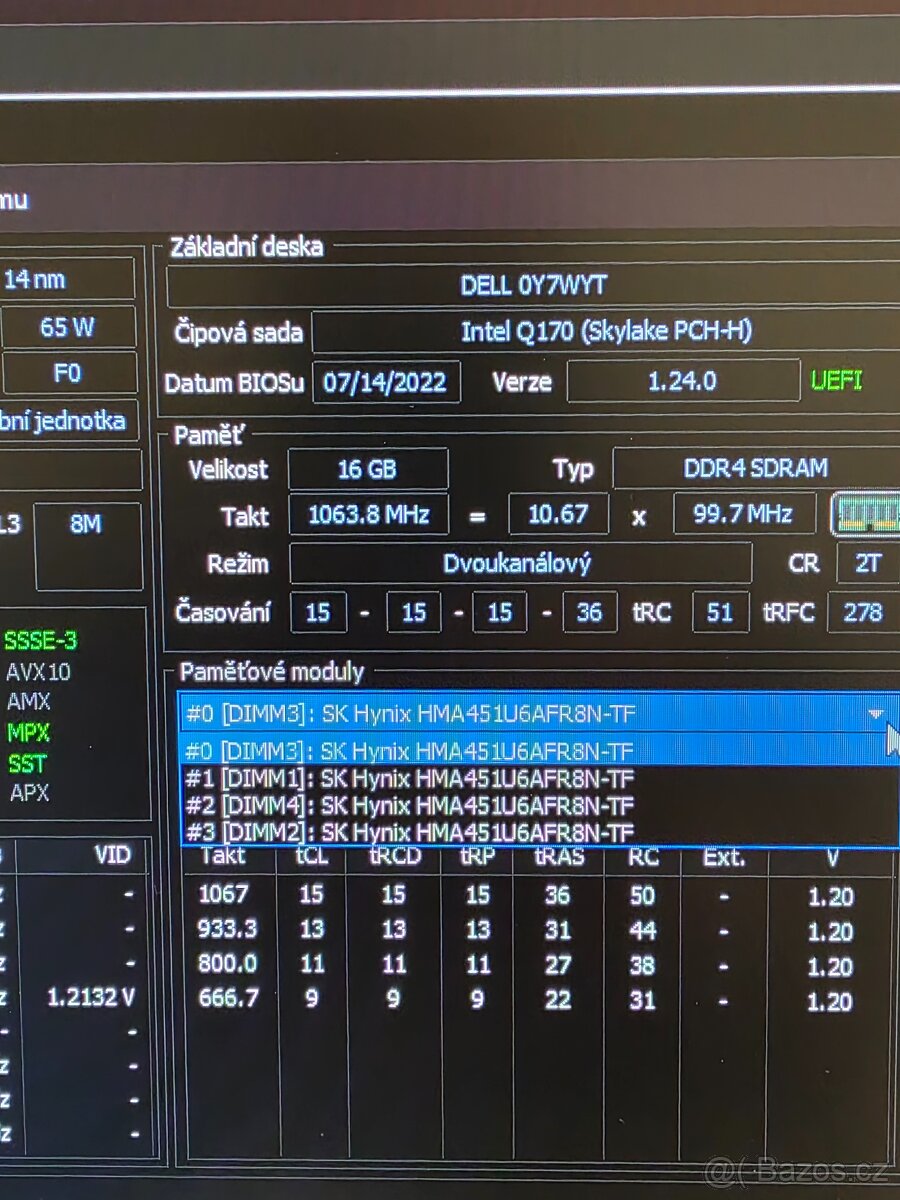 Dell – i7, 16GB, NVMe a HDD Quadro M2000..až 4 monitory - 5
