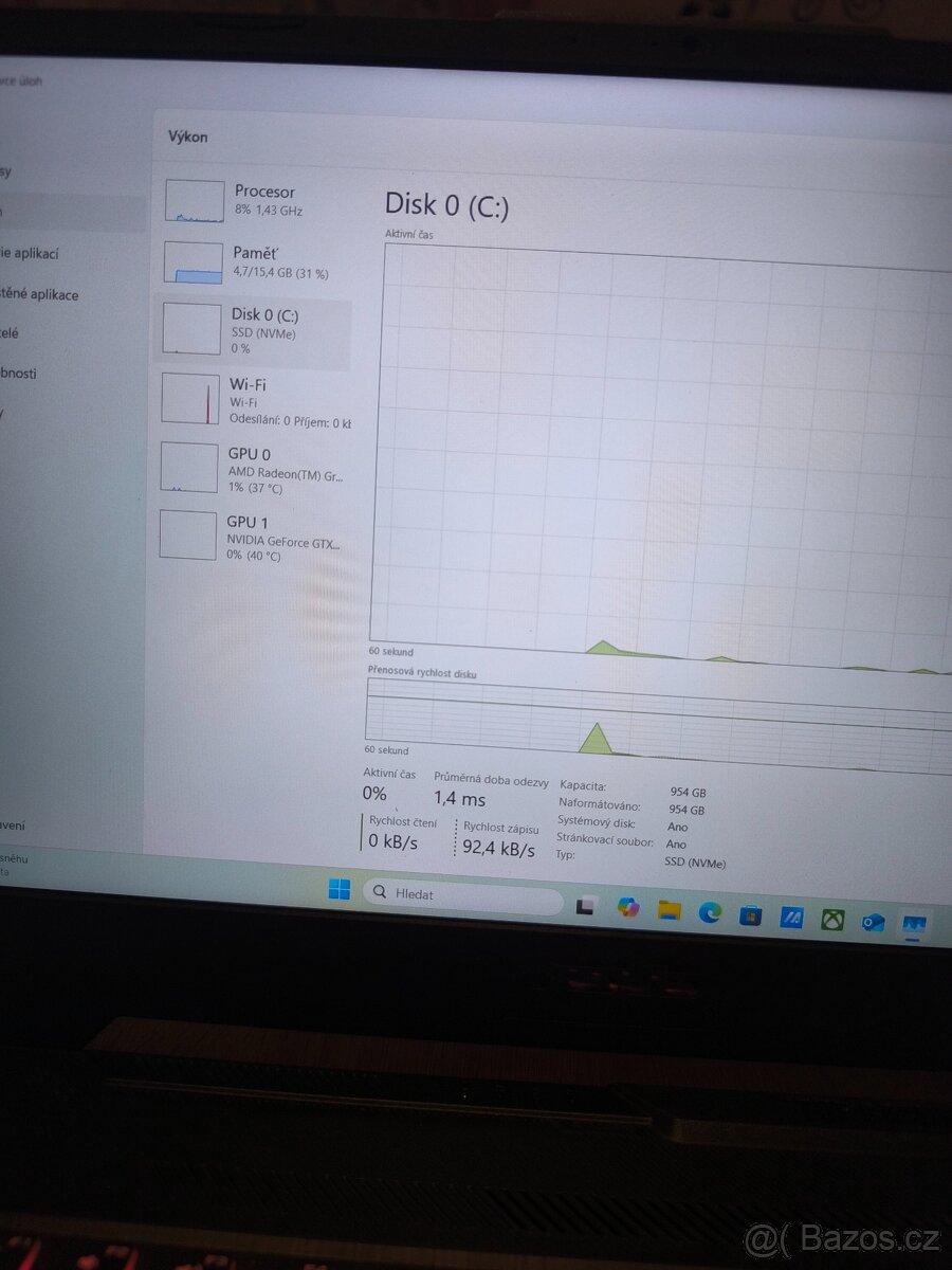 Zánovní výkonný Herní Notebook Asus TUF Gaming - 5