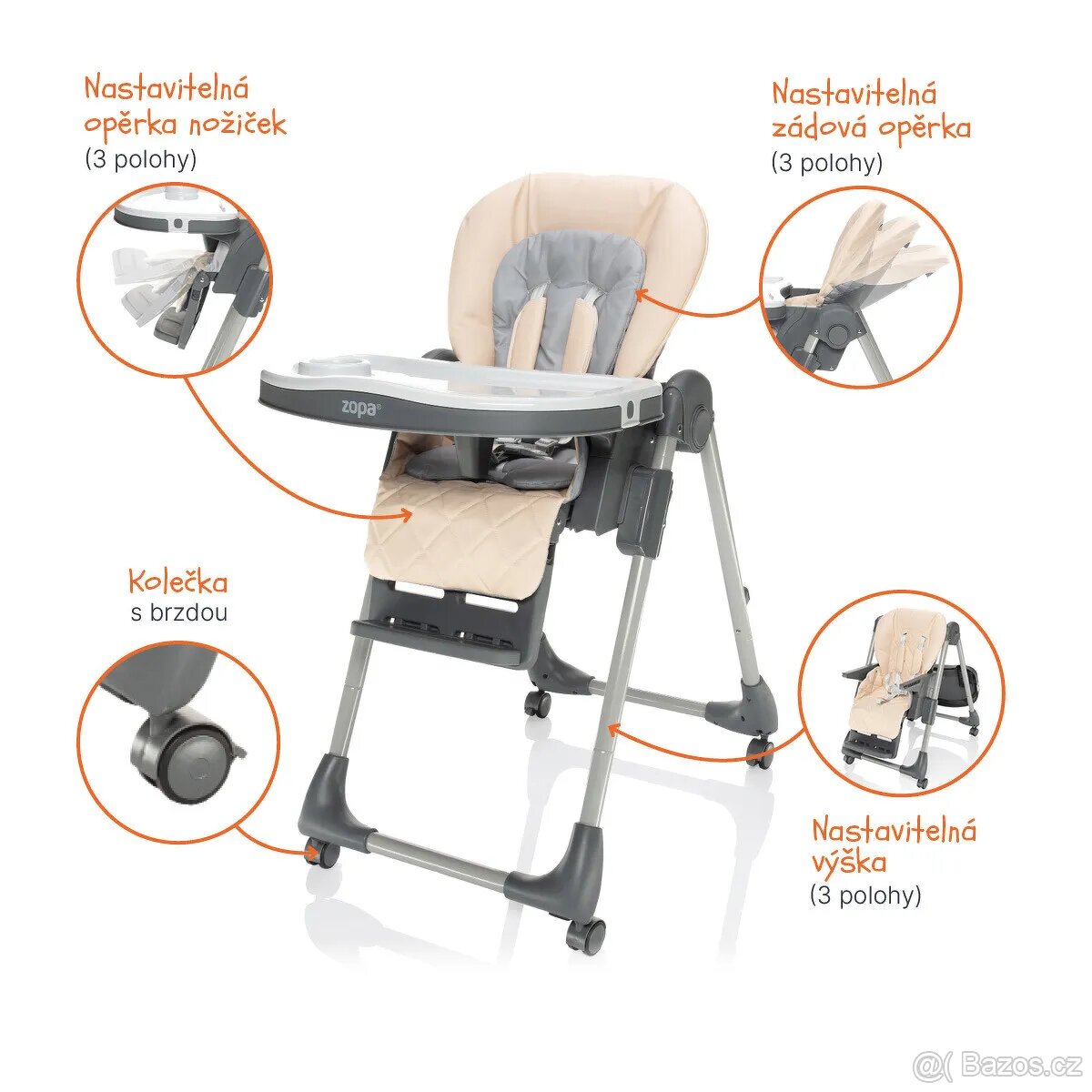 ZOPA - dětská židle - 5