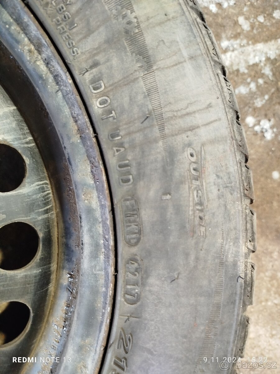 Pneu + Plech. - 215/55 R16 - 5