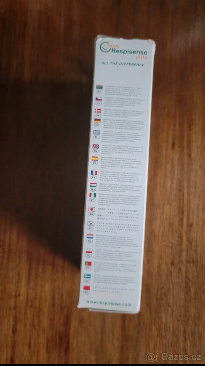 Monitor dechu Respisense Ditto, bezdrátový, přenosný - 5