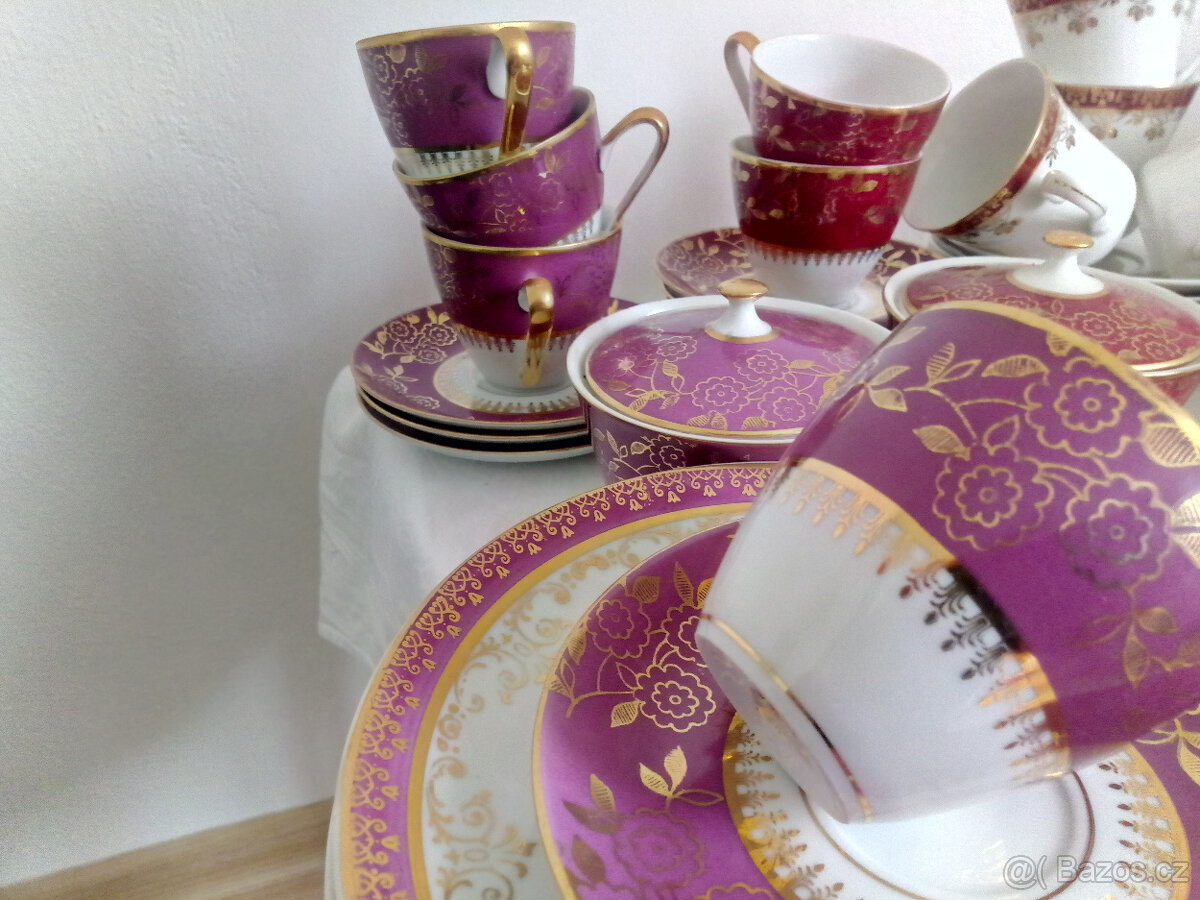 porcelánový servis kávový , čajový - 5