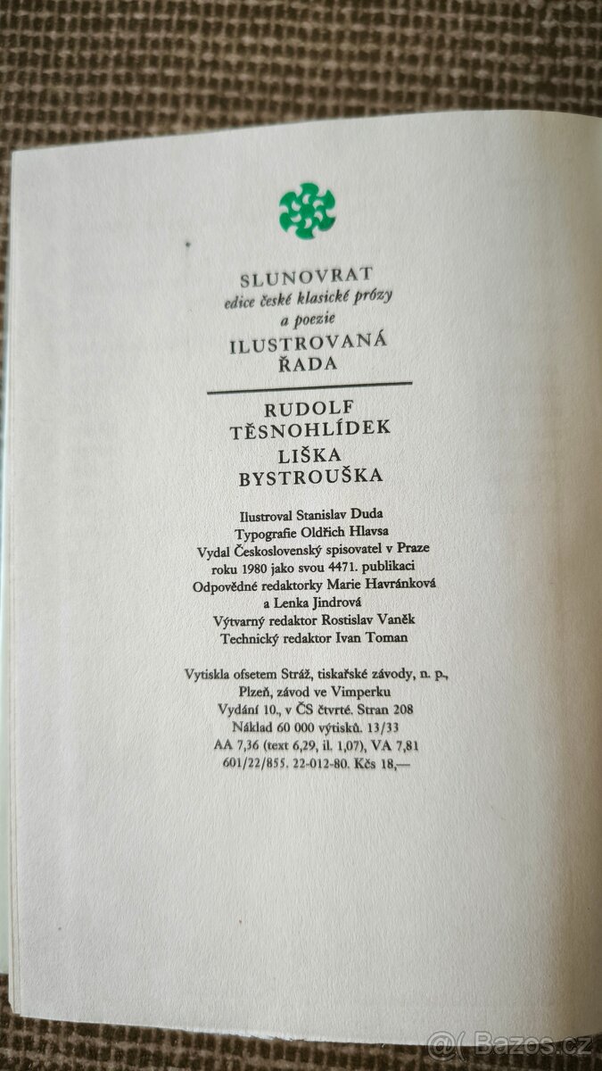 Knihy Bylo nás pět, Liška Bystrouška, Nová nůše pohádek - 5