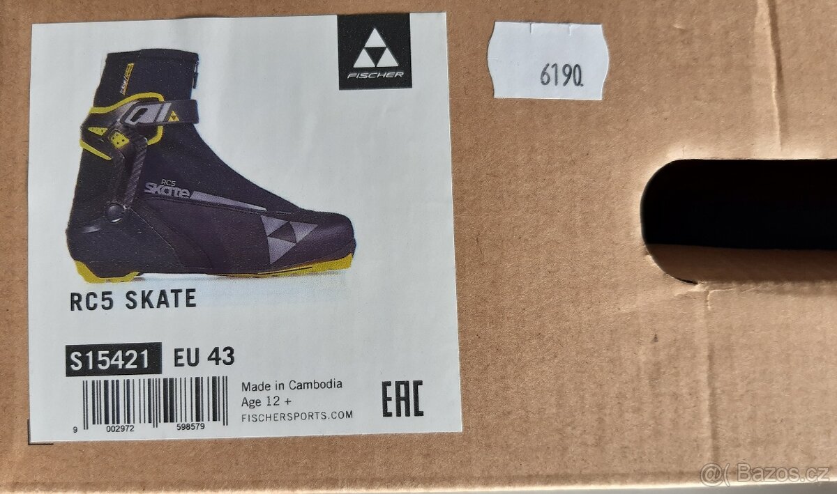 Boty na běžky - Fischer RC5 Skate, vel. 43, PRODÁM - 5