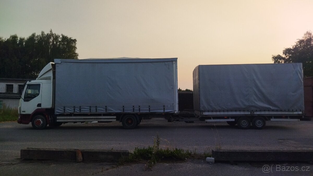 DAF LF 45.170 shrnovačka 15 pal. + Vlek Agados Dona DPH - 5