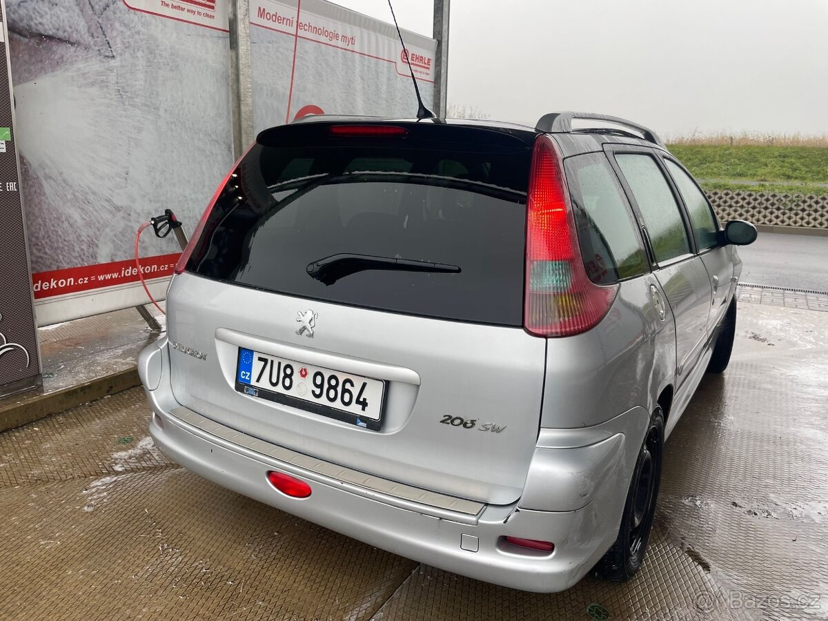 Peugeot 206 SW 1.4 HDI. Rok 2007. Klima. 4x el.okna - 5