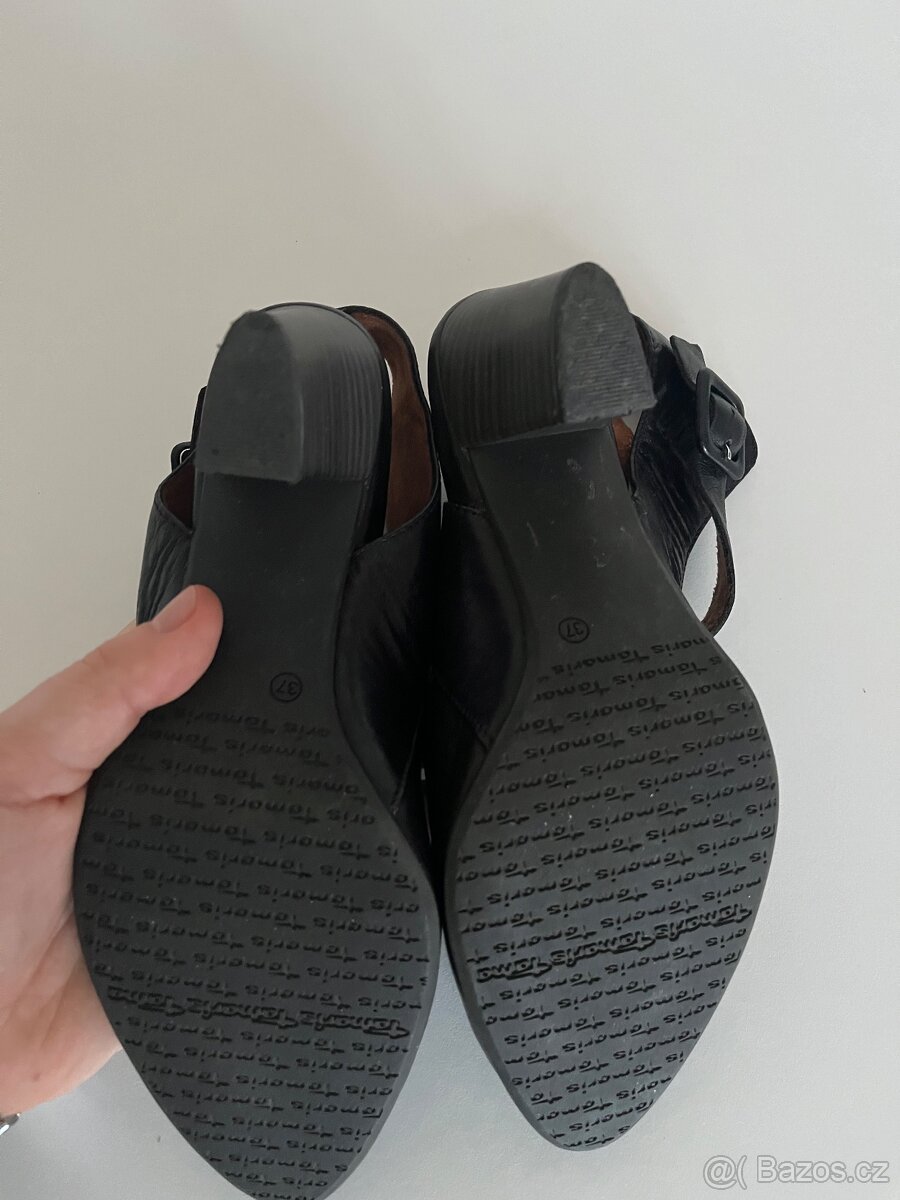 Černé lodičky Tamaris - 5