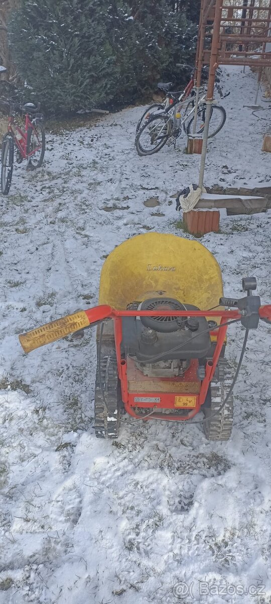 Benzin sekacka a rotační bubnová sekačka Moundfield - 5