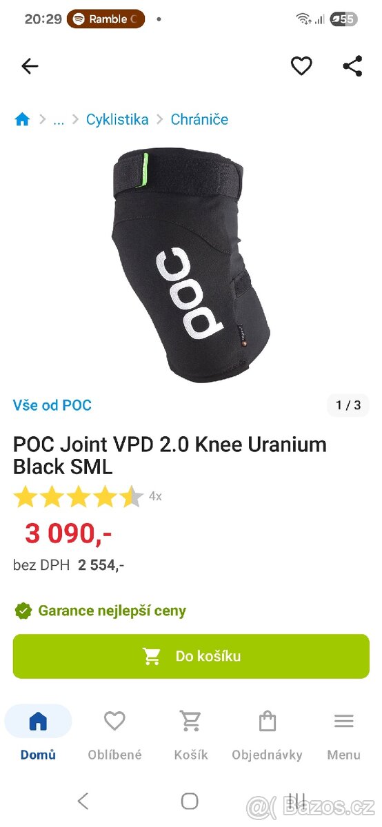 POC Joint VPD 2.0 Knee Uranium Black L - 5