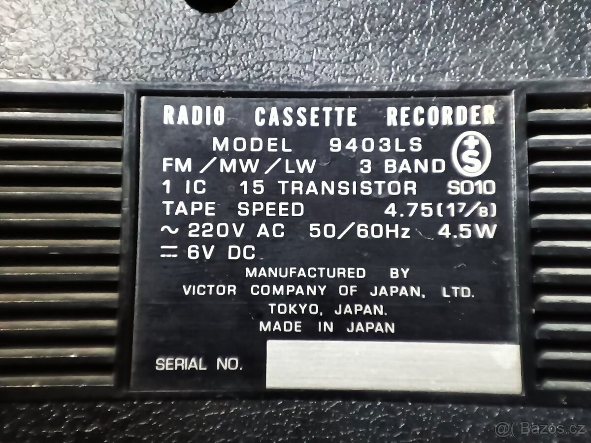 Radio magnetofon JVC Nivico 9403LS - 5