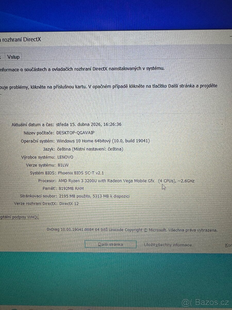 Notebook Lenovo IdeaPad - 5