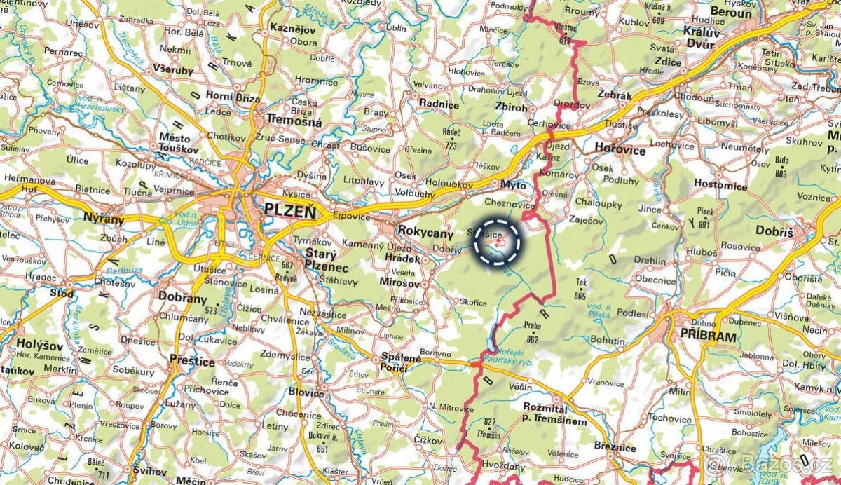 Louka, prodej, Strašice, Rokycany - 5