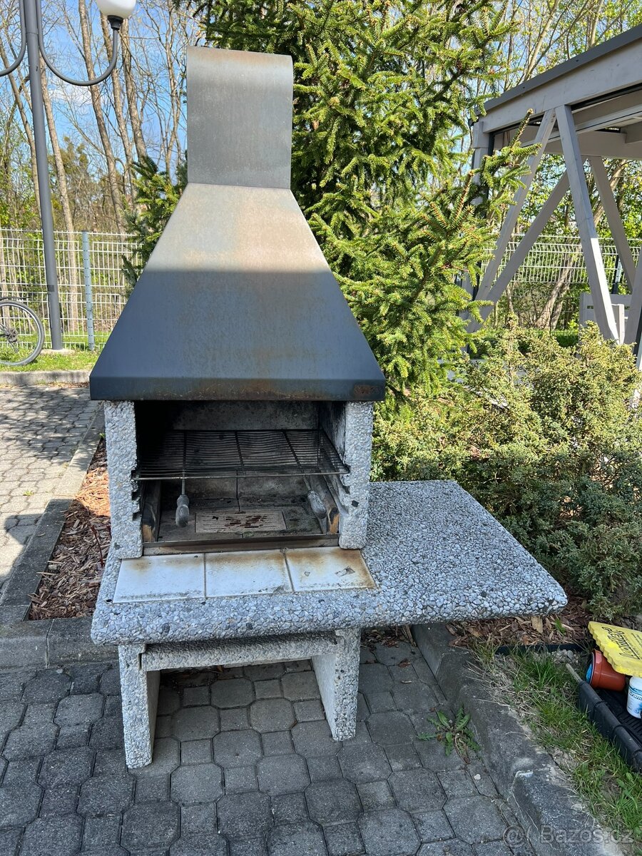 Zahradní kamenný krb - Norman Kombi - 5