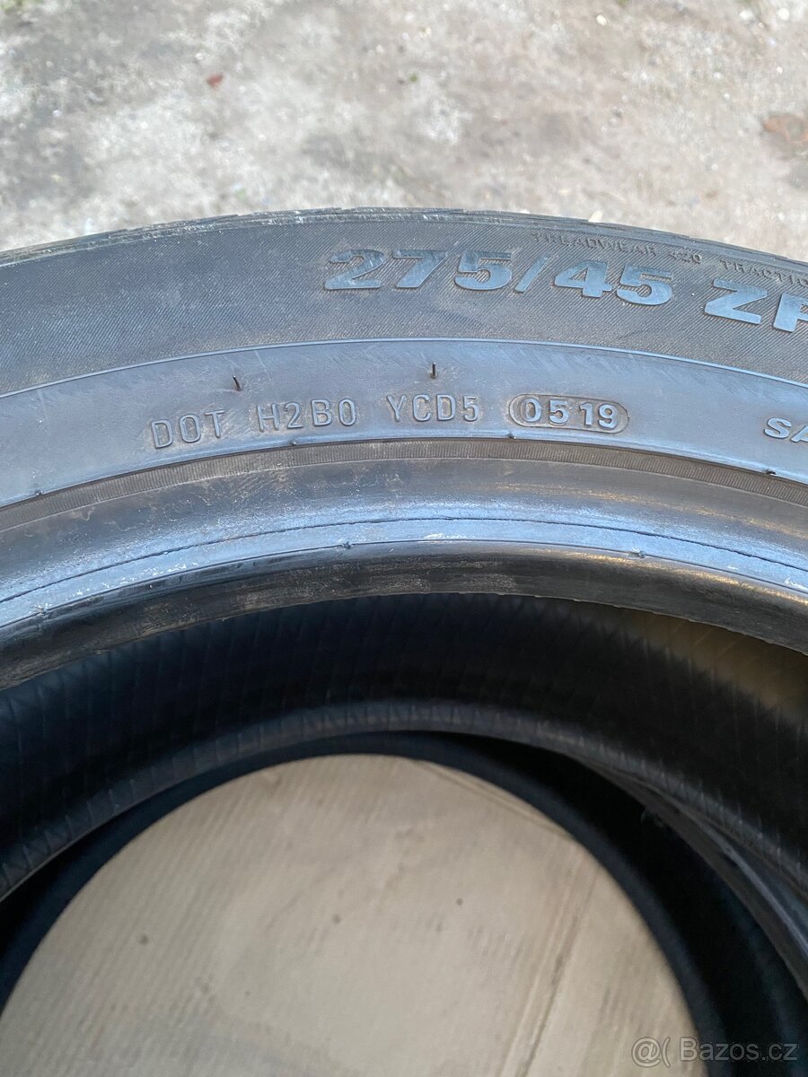 275/45 R20 110Y Kumho 2x5mm dot0519 Letní - 5