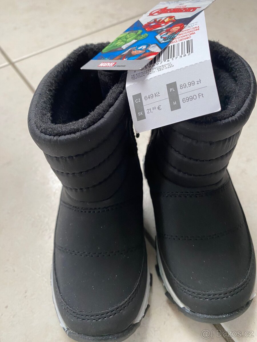 Prodám nové zimní boty -sněhule vel.22 - 5