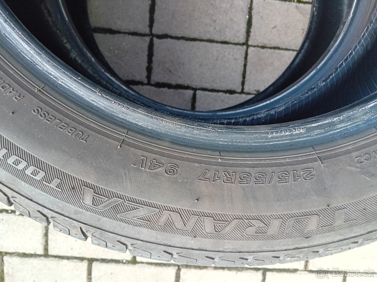 Pneu 215/55 R17,letní, 2x,6mm,2019 - 5