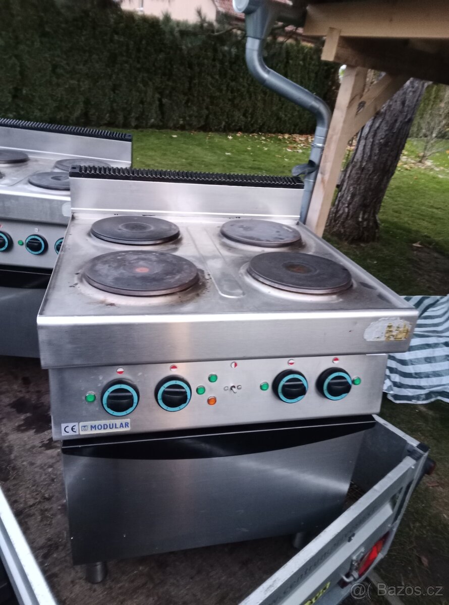 Elektrický sporák nerez - 5