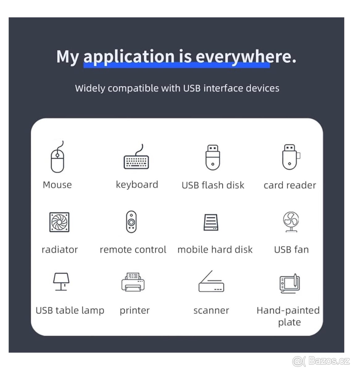 Usb rozbočovač - 4x USB - 5