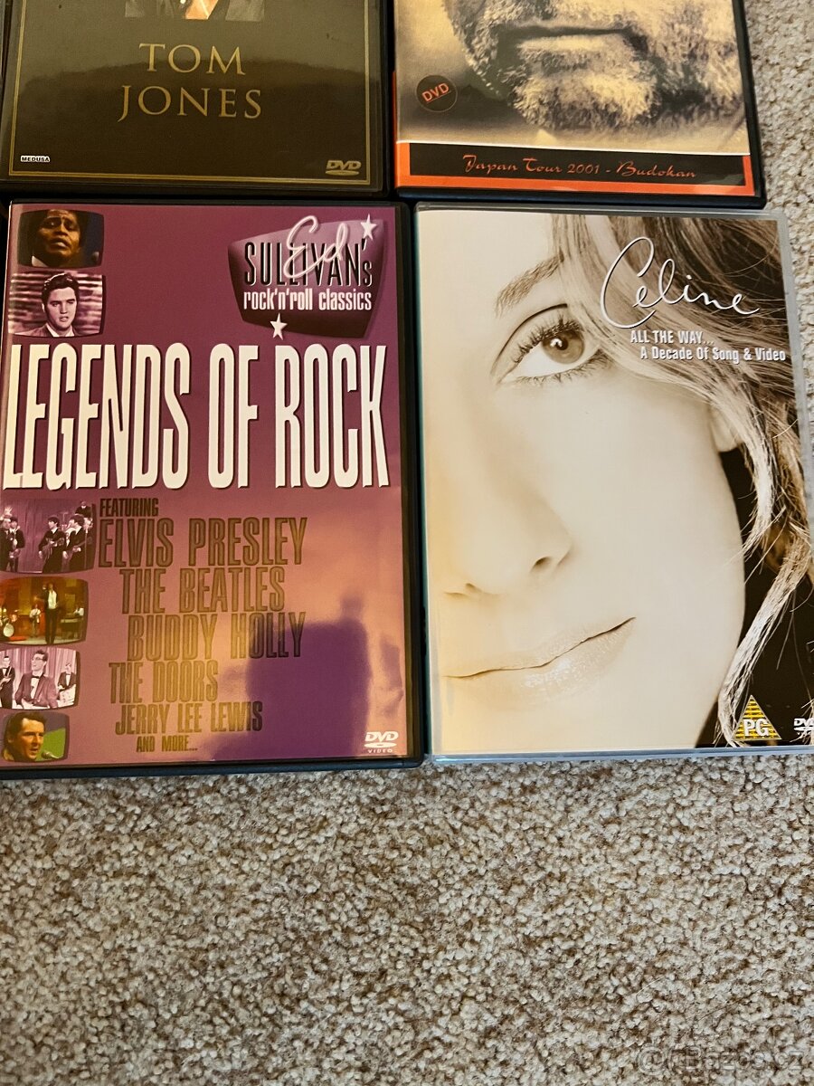 originální DVD světových hudebních umělců a kapel - 5