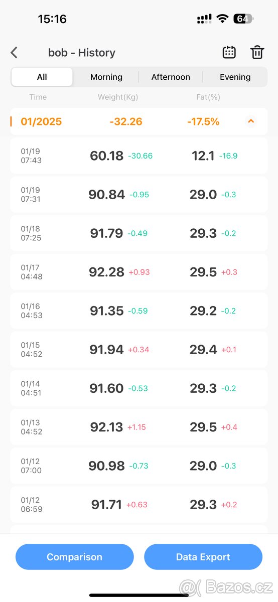 BT osobní váha - 5