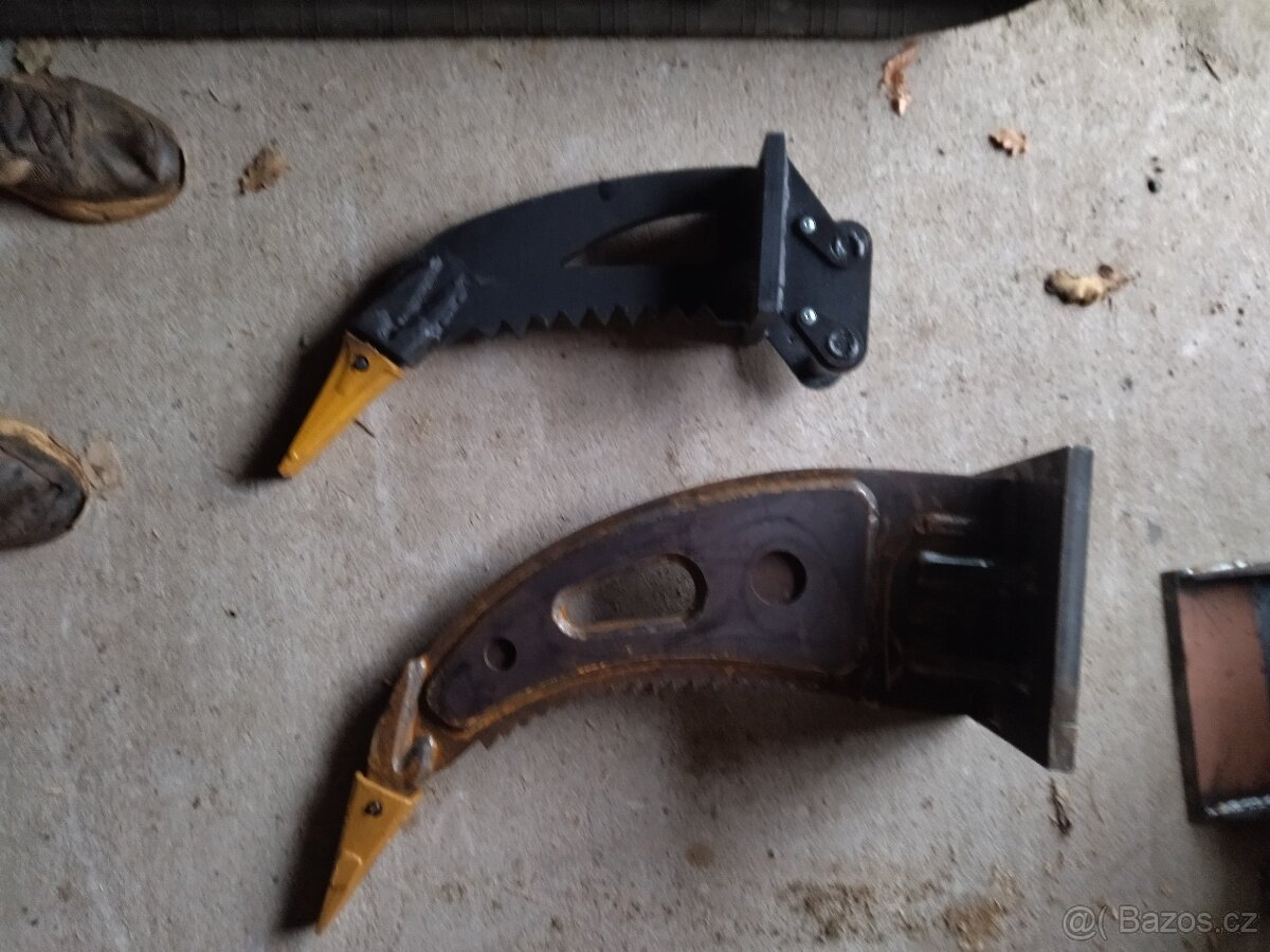 Příslušenství k minibagrum,lžíce prosevacky, hrabě - 5