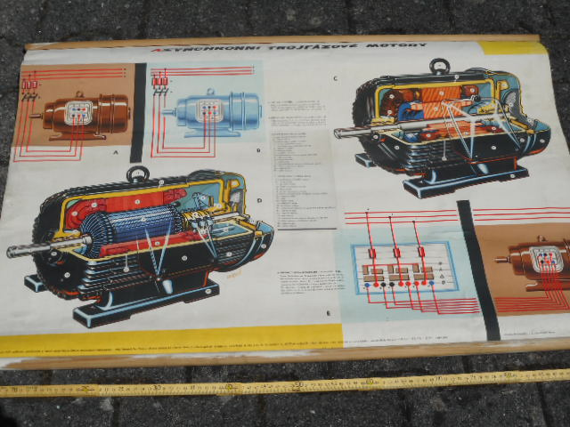 Staré školní obrazy - Zetor, Škoda, kostra... - 5