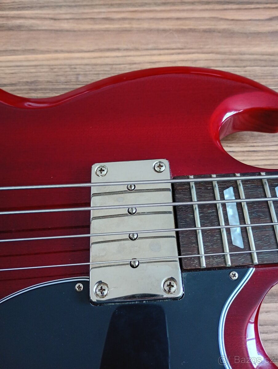 Baskytara Epiphone SG EB-3 cherry red - 5