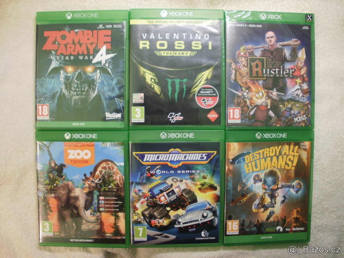 Hry na XBox ONE - Nové a 1 - 2 x hrané-Ceny v textu inzerátu - 5