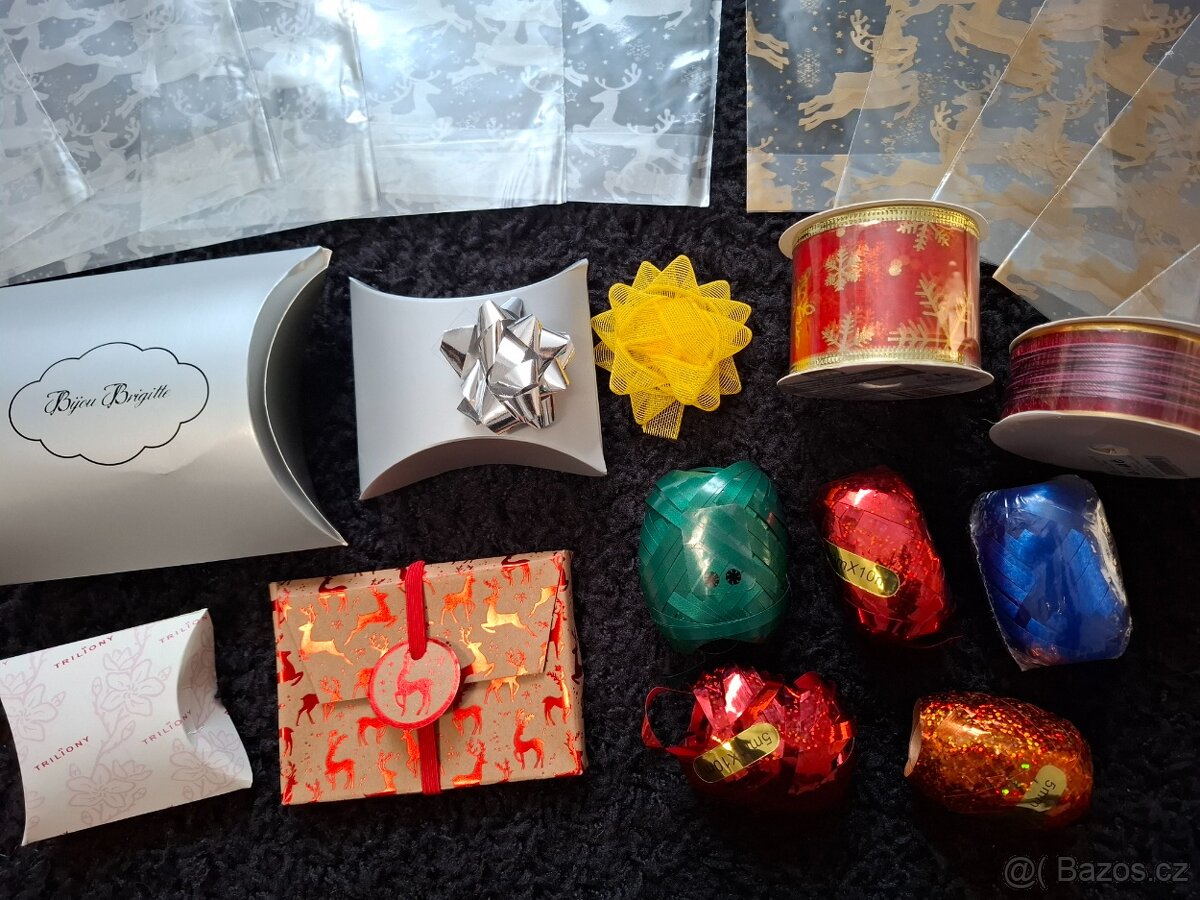 Dárkové sáčky, mašle, stuhy - 5