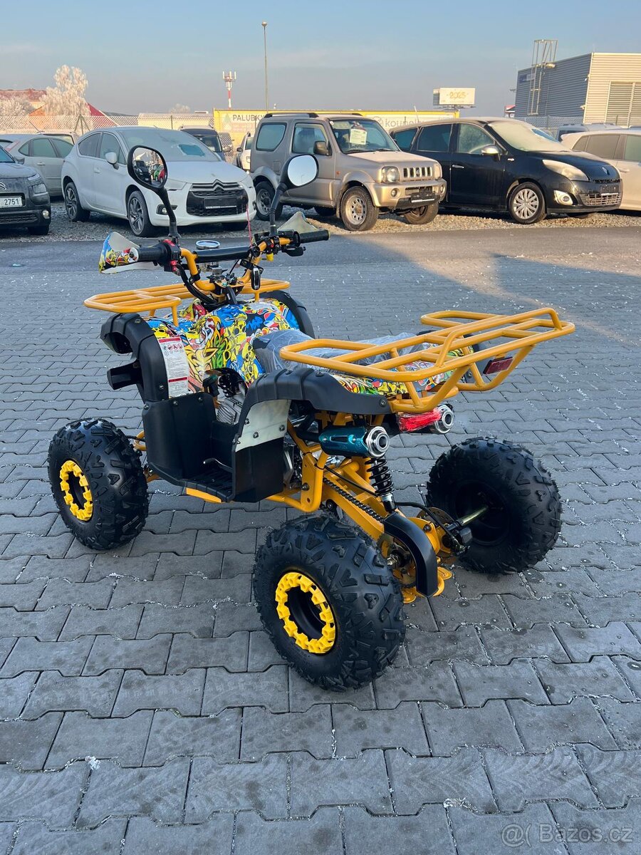 Dětská čtyřkolka Toronto 125cc H1G7-žluté grafity