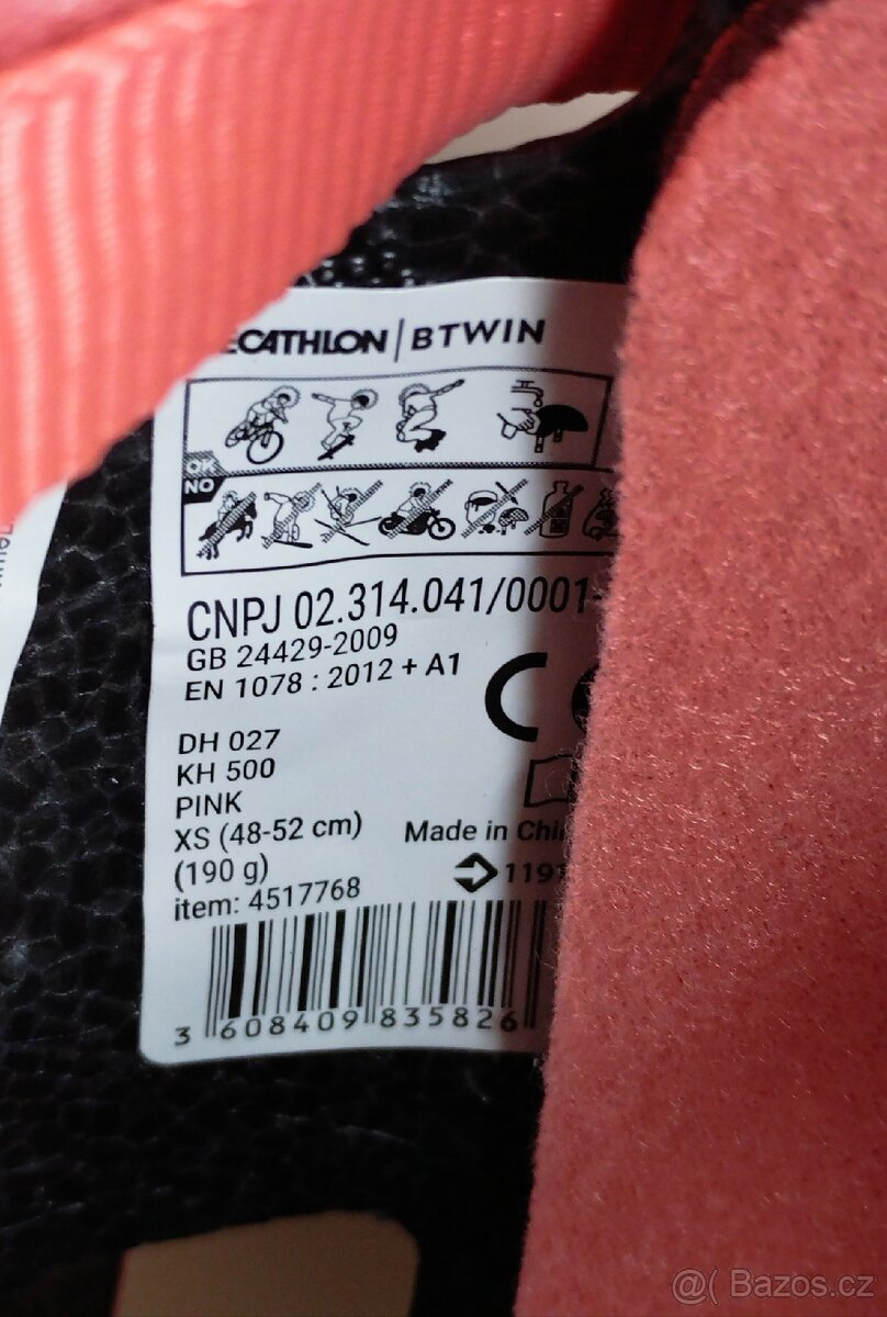 Dětská cyklopřilba BTWIN KH500 - 5