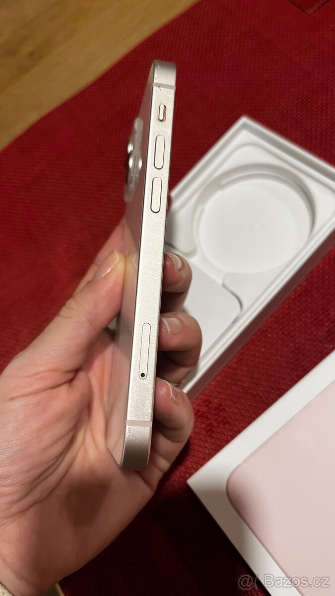 Prodám růžový iPhone 13mini 128GB-top stav - 5