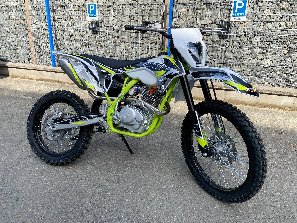 Pitbike Zuumav K5 250cc 21/18 - zelená - 5
