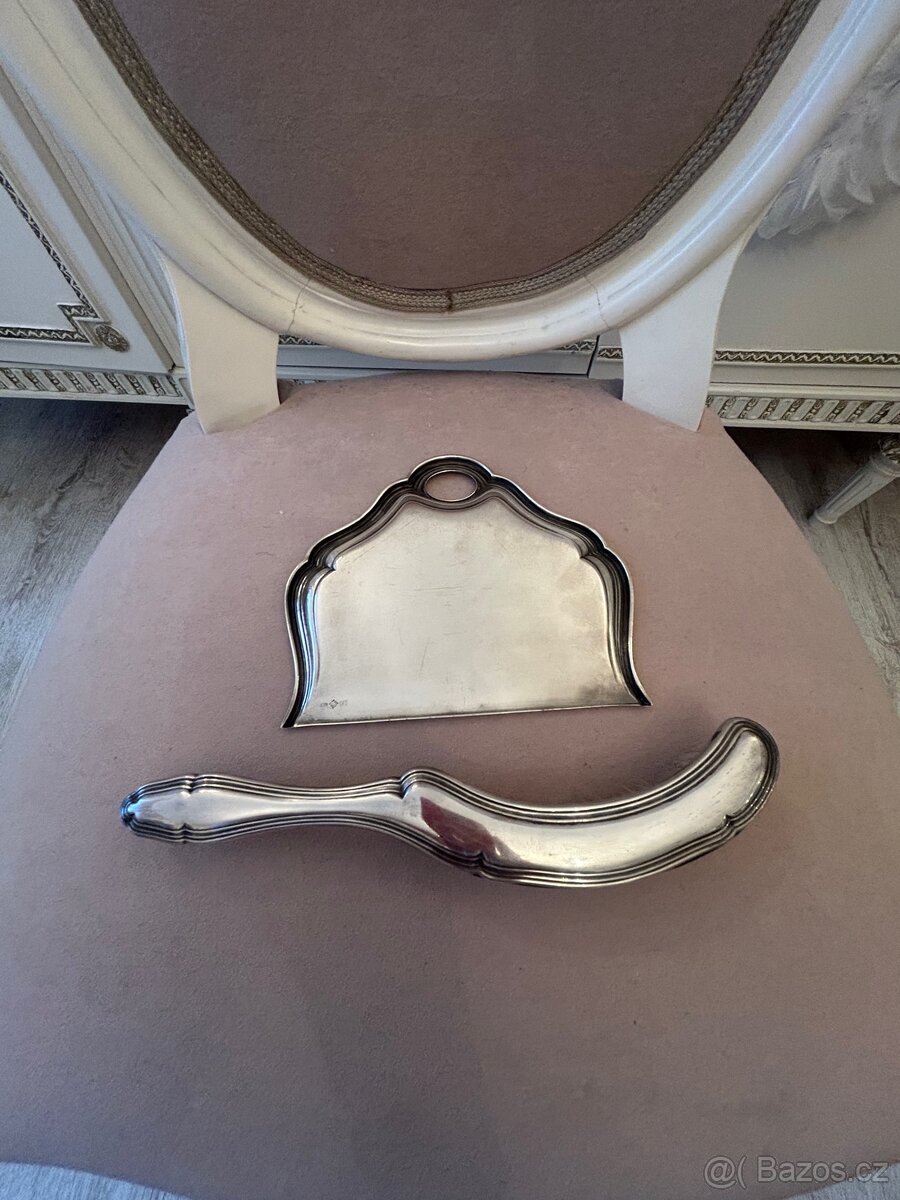 Elegantní postříbřená souprava Floreat - 5
