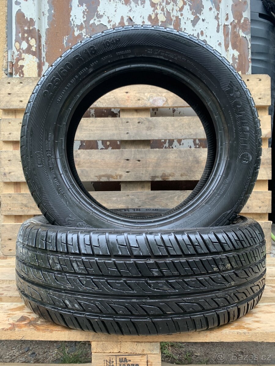 2ks 225/60/18 Barum/2019/104H/letní 8m - 5